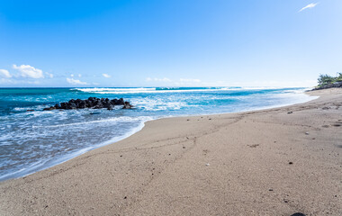 Plage des Roches Noires, Saint-Gilles, île de la Réunion 