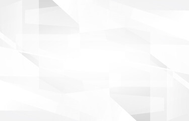 White and grey background Corporate technology modern design Pattern style geometric Abstract modern background used about technology or product presentation backdrop.