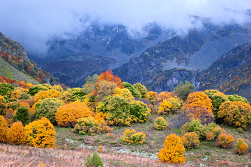 At the foot of the Main Caucasian Ridge