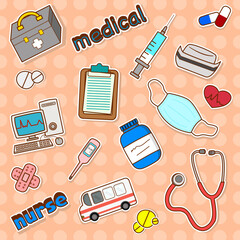 sticker medical