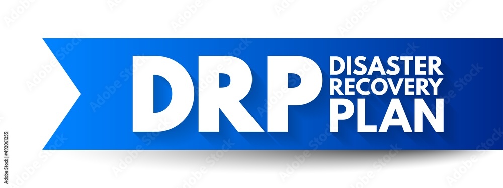Poster drp disaster recovery plan - document created by an organization that contains detailed instructions