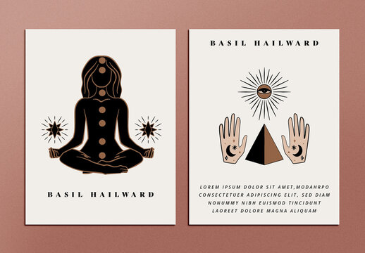 Spiritual Business Card Design
