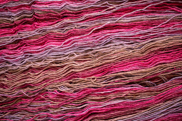 Colored yarn, thick threads for knitting warm clothes