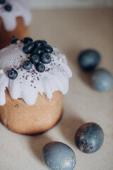 holy easter holiday, ukrainian traditional easter cake