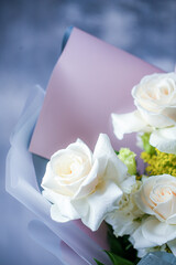 Beutiful and colorful bouquet of flowers, spring 