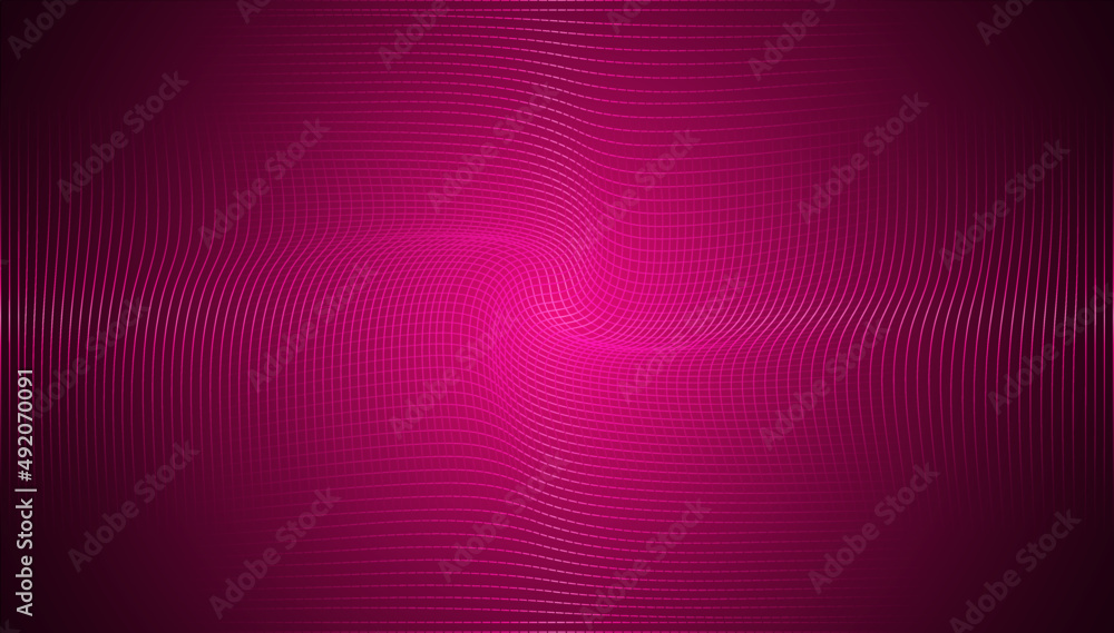 Wall mural abstract vector lines background with color gradient. lines pattern for banner background