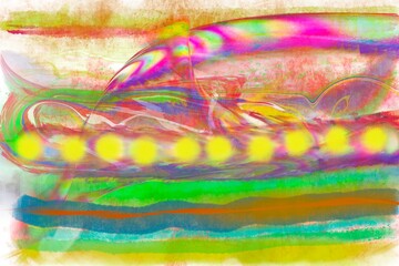 Sfondo con forme astratte di vari colori 
