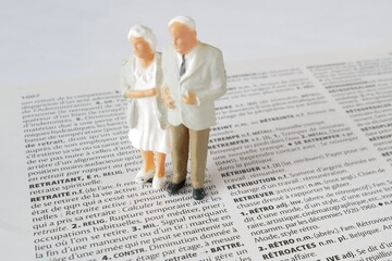retraités dico miniatures couple