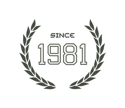 Since 1981 message symbol