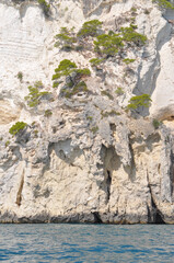 White cliffs in Vieste