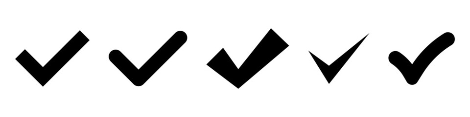 Check mark icon symbol set © eMIL'