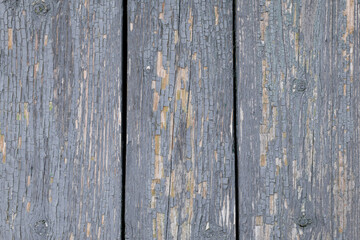 Blue old wooden background