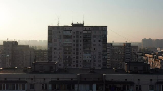 Poor CIS Ghetto Soviet Buildings