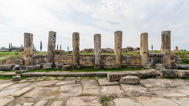 The Seven Stone Pillars Of The Hierapolis Temple