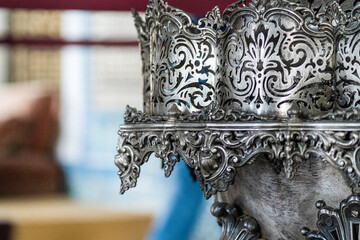 The silver incense burner in the Istanbul Mosque