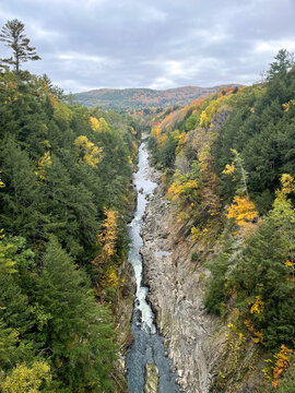 autumn in the mountains - Woodstock Vermont - Falls