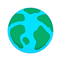 Earth cartoon vector. free space for text. wallpaper. background.