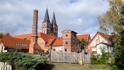 Kloster Jerichow, Sachsen-Anhalt, Deutschland - obrazy, fototapety, plakaty