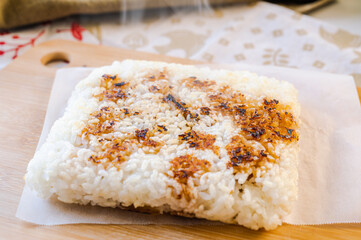 きんぴらごぼうのライスサンド