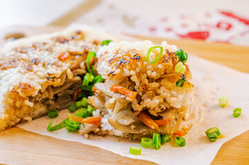 きんぴらごぼうのライスサンド