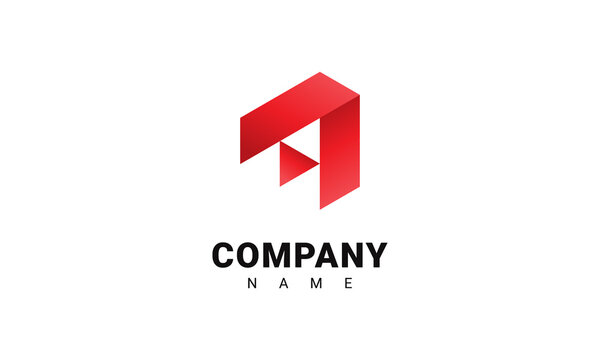 elevator arrow logo template