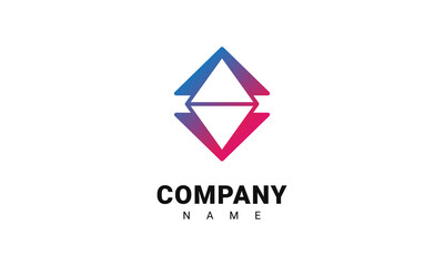 elevator arrow logo template © cidcud graphic