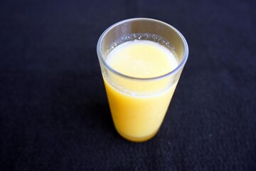 Fresh juice made from Spondias mombin or Spondias purpurea var. lutea Anacardiaceae family....