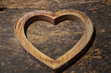 Holz Herz, Herz, Hintergrund, Liebe, Hochzeit