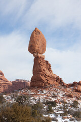 Fototapeta na wymiar Balanced Rock, Arches National Park, Moab, Utah 