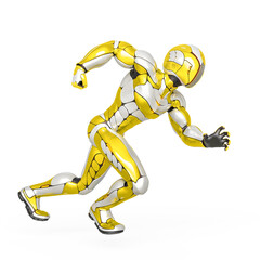 future astronaut is going for fight