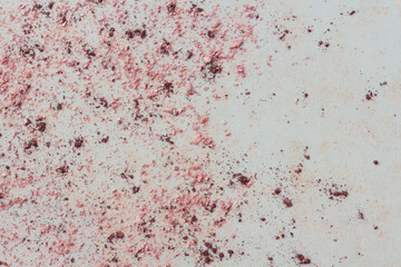 Abstract wallpaper with small pinky and purple paint particles.