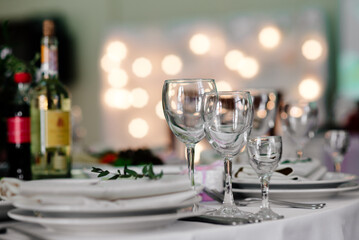 wedding table setting