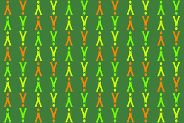 Geometric vector pattern for textiles or other uses in earth colors