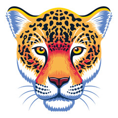 Isolated jaguar image Jungle wild animal Vector illustration © aratehortua