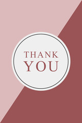 Hintergrund Vielen Dank Hochformat Orange