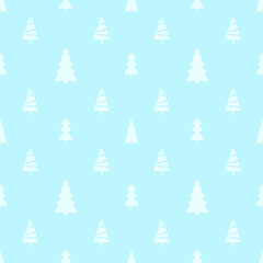 Seamless pattern with christmas trees. Abstract geometric wallpaper. Print for textiles, fabrics, polygraphy, posters. Greeting cards