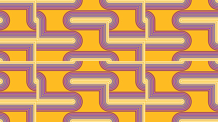 Futuristic seamless pattern background with stripes. Vector illustration