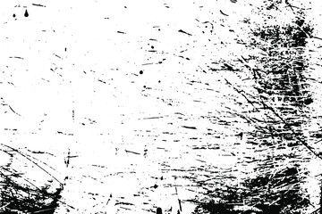 Fototapeta premium Rustic cracked vector texture with many cracks and scratches. Abstract background. Broken and damaged surface. Aged backdrop. Vector graphic illustration with transparent white. EPS10.