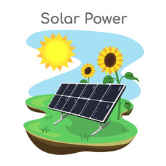 green energy eco friendly house electric car charging alternative smart home concept wind turbines solar panels  vector illustration