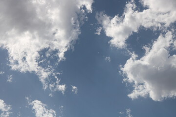 Obraz premium blue sky with clouds