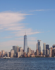 Classic New York City skyline view