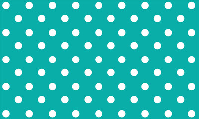 seamleass polka dots pattern with green vintage background