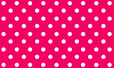 seamleass polka dots pattern with pink vintage background