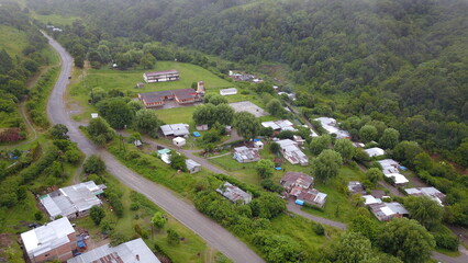 tiny town in the mountainous jungle of Argentina