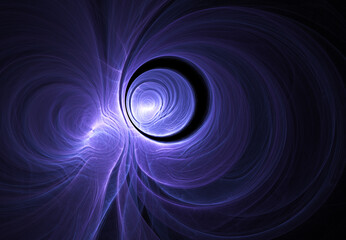 fractal on black