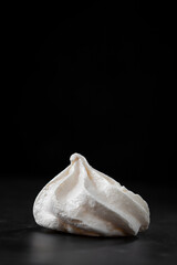 Meringue cookies on the table.