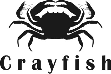 Seafood Crab Lobster Crayfish Prawn Shrimp vintage luxury logo design