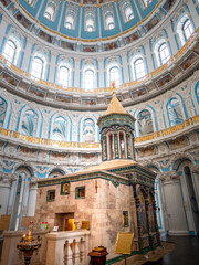 Fototapeta na wymiar The Resurrection New Jerusalem Stavropol Monastery. Internal architecture.
