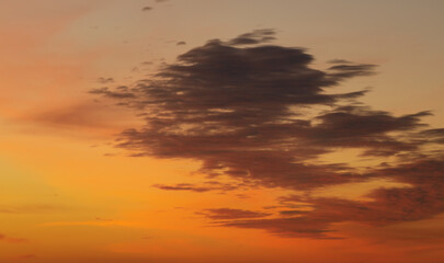 Autumn Sunset Skyscape 