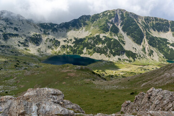 Fototapeta na wymiar Landscape of Pirin Mountain near Vihren Peak, Bulgaria